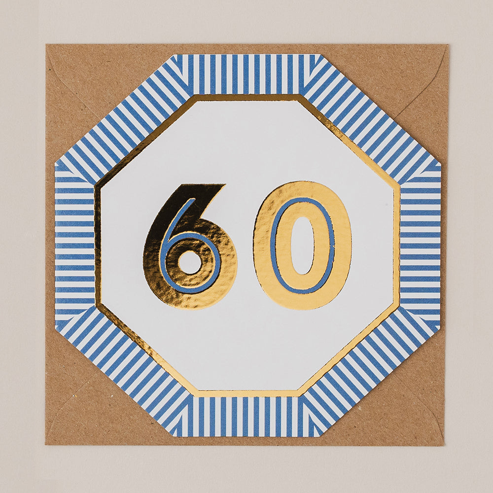 HE093-Apple & Clover-Age 60 Birthday-Card-Henley