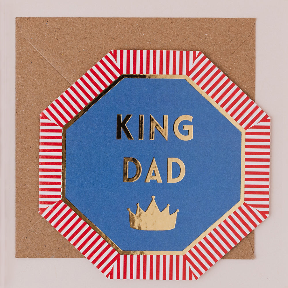 HE117-Apple & Clover-King Dad-Card-Henley