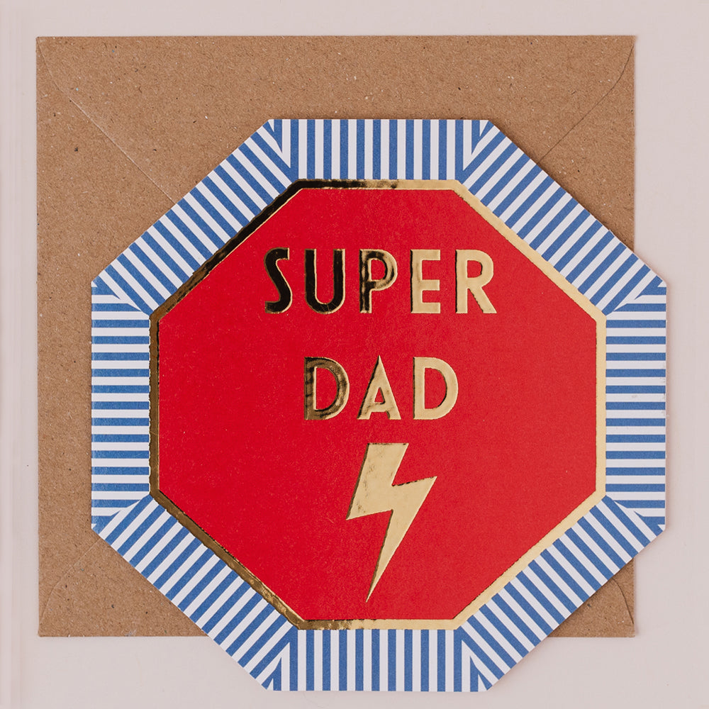 HE118-Apple & Clover-Super Dad-Card-Henley