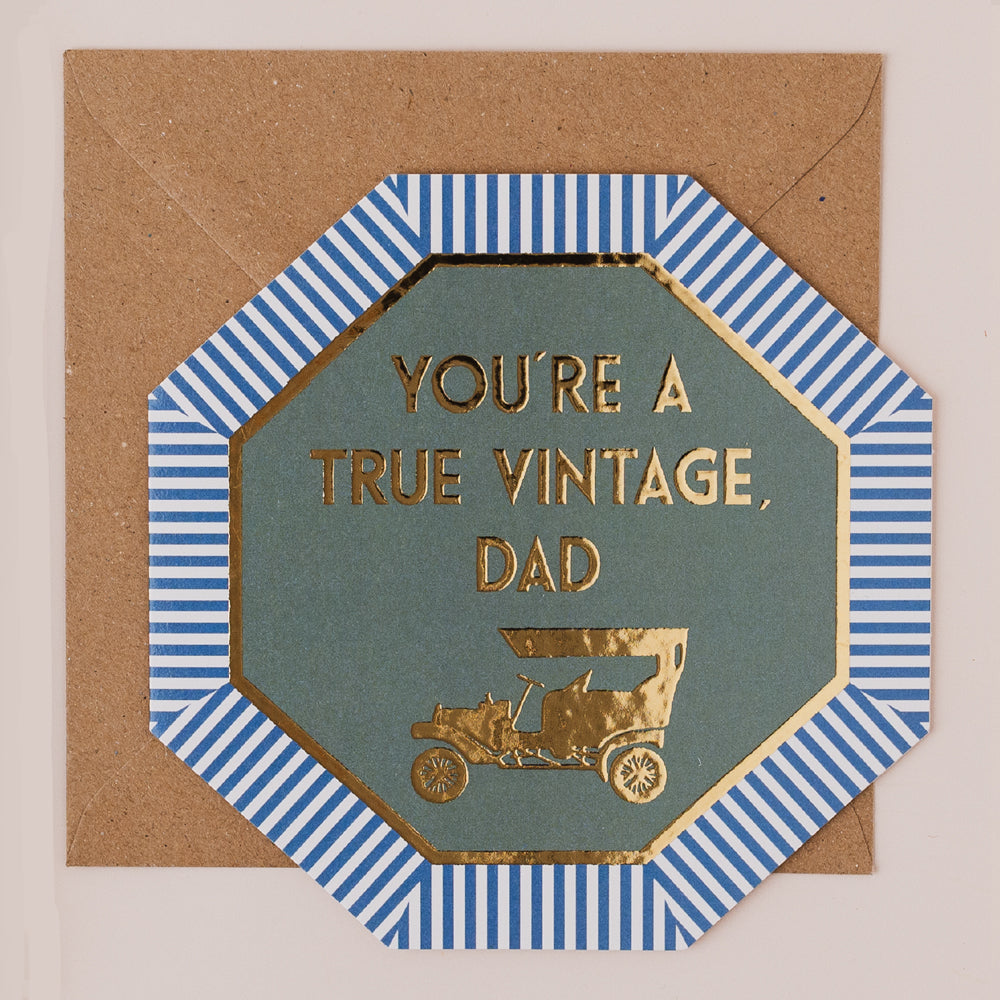 HE126-Apple & Clover-You'Re A True Vintage Car-Card-Henley