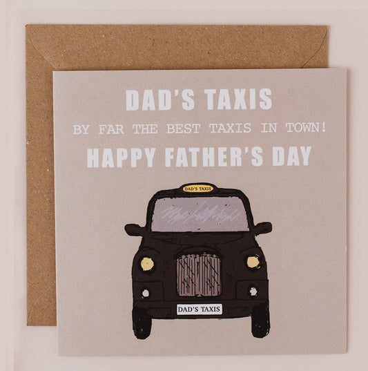 MN067-Apple & Clover-Dad Taxis Joke-Card-Graphic