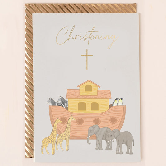 RE331-Apple & Clover-Christening Noah'S Ark-Card-Reflections