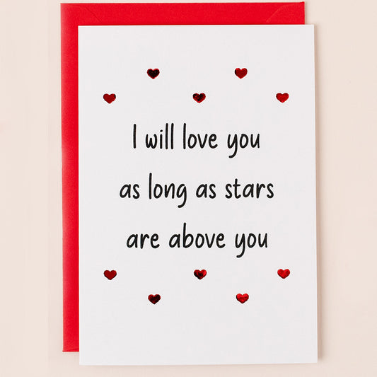 SN004-Apple & Clover-Valentines Card Stars Are Above You-Card-Song Collection