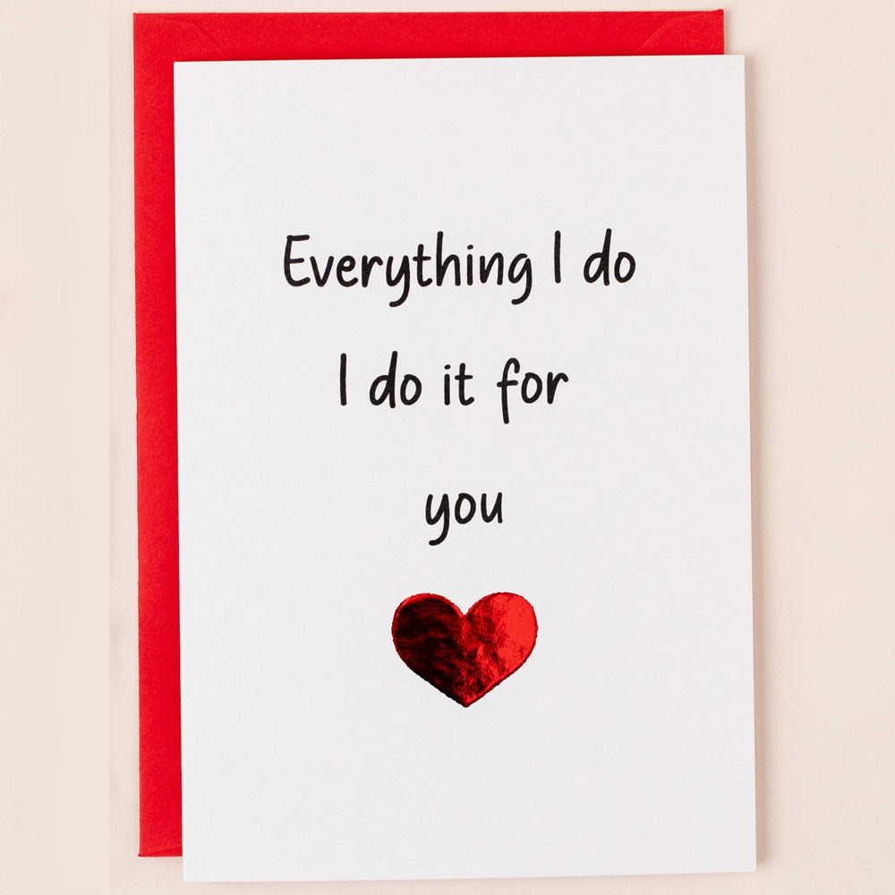 SN008-Apple & Clover-Valentines Card Everything I Do-Card-Song Collection