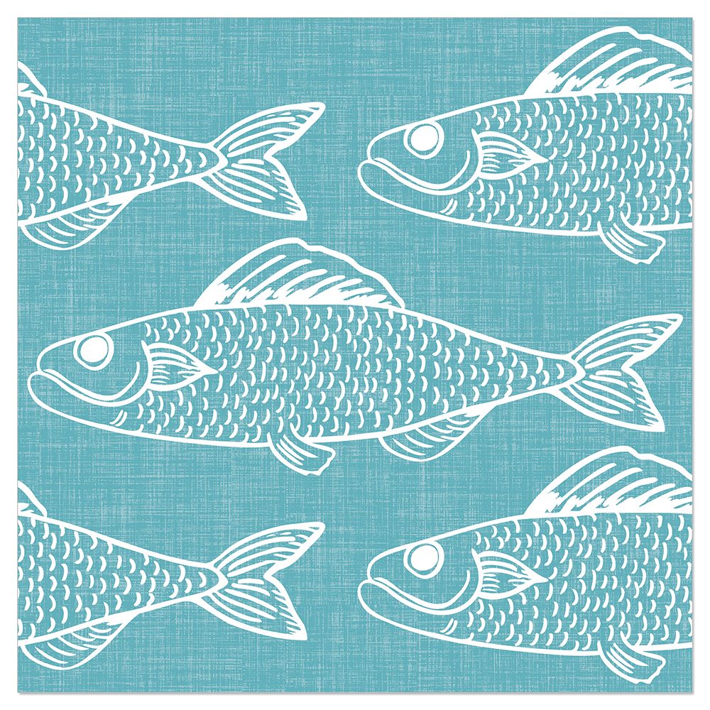 133361-Artebene-Fish Blue-Napkin-