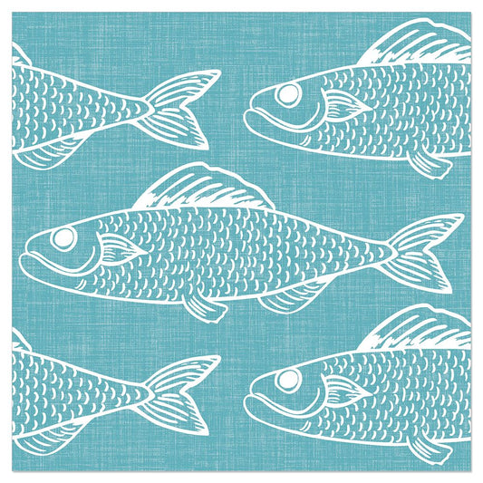 133361-Artebene-Fish Blue-Napkin-