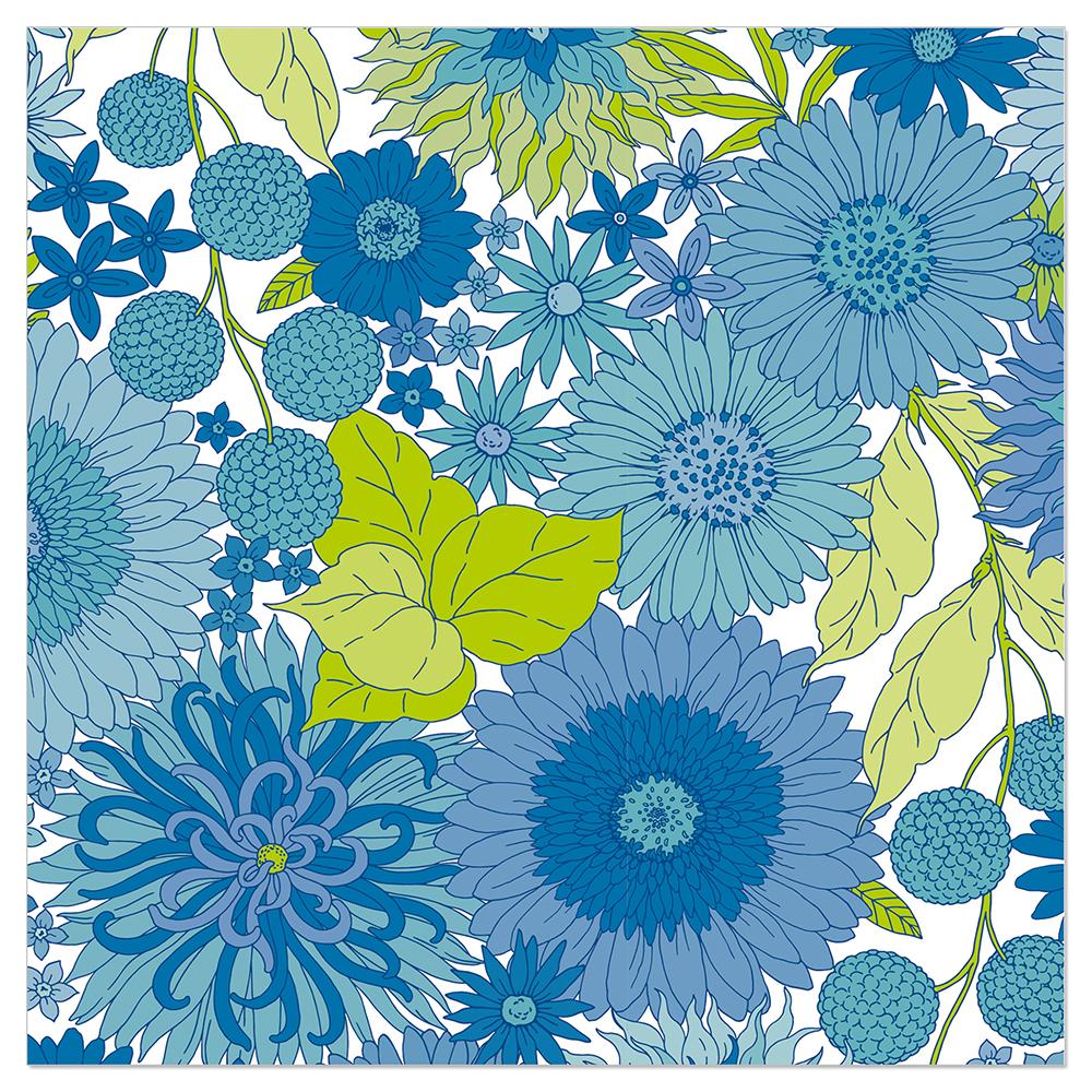 133364-Artebene-Flowers Blue-Napkin-