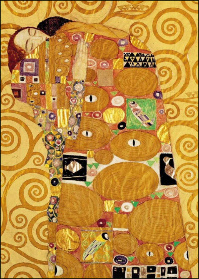 MC2772-Bekking & Blitz-De Omhelzing Gustav Klimt-Card-Museum