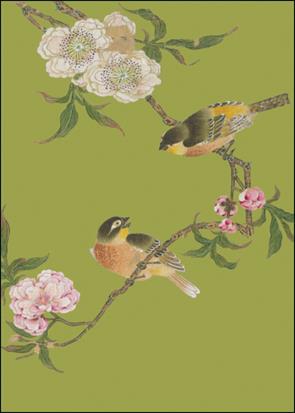 MC3033-Bekking & Blitz-Album Of Birds And Flowers (Groen) Hu Feitao Chester Beatty-Card-Museum