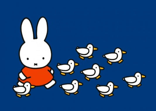 QDB0011-Bekking & Blitz-Nijntje - Miffy - Nijntje Met Eenden/L Dick Bruna-Card-Gallery