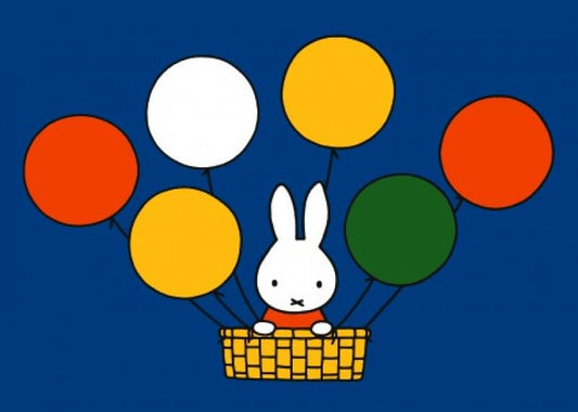 QDB0103-Bekking & Blitz-Nijntje - Miffy - Nijntje In Luchtballon/L Dick Bruna-Card-Gallery