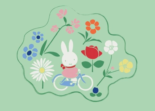 QDB123-Bekking & Blitz-Miffy, Dick Bruna-Card-