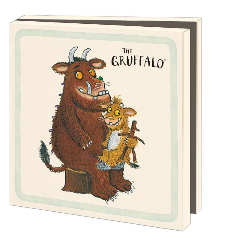 WMC1312-Bekking & Blitz-10 X Card Folder With Envelopes 5 Designs Square: The Gruffalo Julia Donaldson & Axel Scheffler-Notewallet-