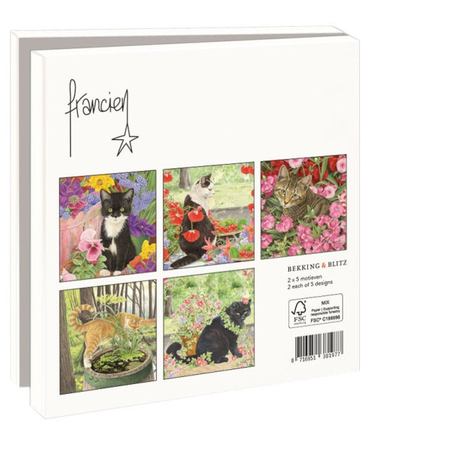 WMC1326-Bekking & Blitz-Franciens Katten  Francien Van Westering-Notewallet-Card Folders