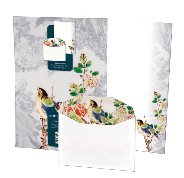 WS1163-Bekking & Blitz-Chinese Porcelain  Kasteel De Haar-Writing Sets-Writing Sets With Envelopes