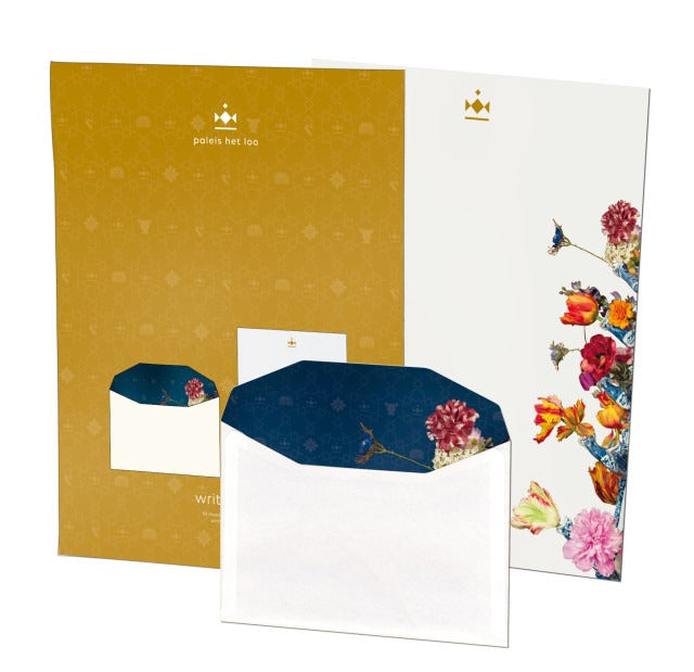 WS1307-Bekking & Blitz-Tulpenvaas  Paleis Het Loo-Writing Sets-Writing Sets With Envelopes