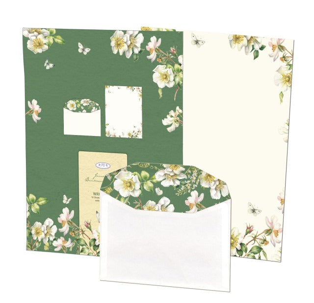 WS1338-Bekking & Blitz-White Elegance  Janneke Brinkman-Salentijn-Writing Sets-Writing Sets With Envelopes