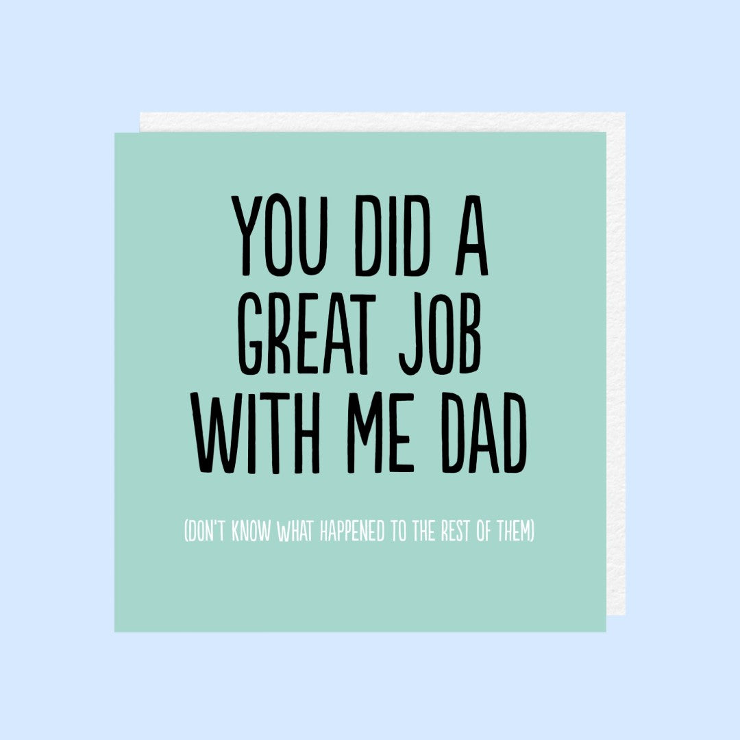 BC2587-Buddy Fernandez-Great Job Dad-Card-Originals