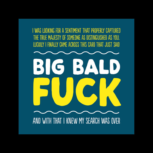 BF2406-Buddy Fernandez-Big Bald Fuck-Card-Buddy 10 Yr