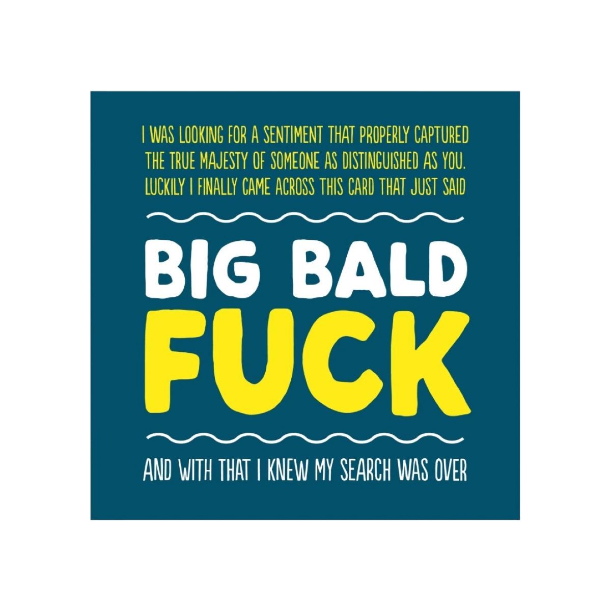 BF246-Buddy Fernandez-Big Bald Fuck-Card-Buddy 10 Yr