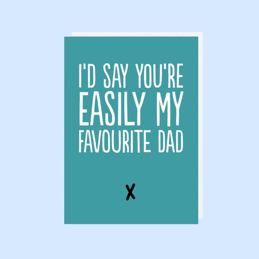 HON350-Buddy Fernandez-Easily Favourite Dad-Card-Honesty