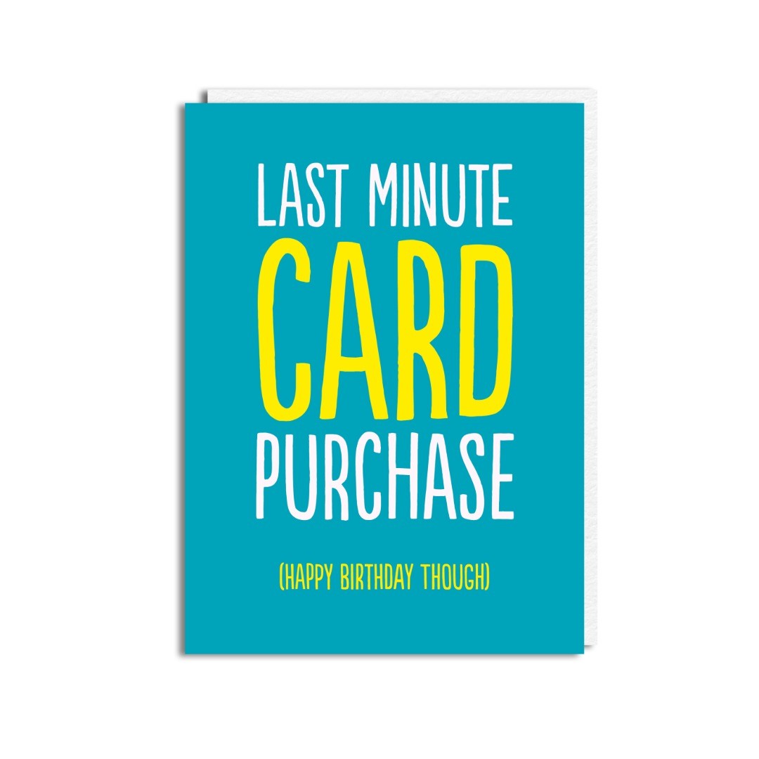 HON497-Buddy Fernandez-Last Minute-Card-Honesty