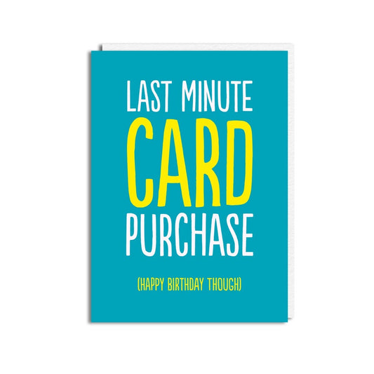 HON497-Buddy Fernandez-Last Minute-Card-Honesty