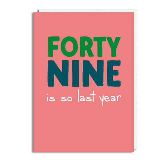 HON656-Buddy Fernandez-49 So Last Year-Card-Honesty