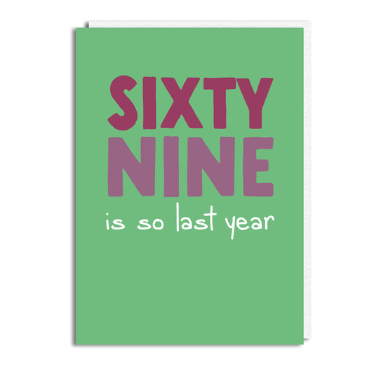 HON658-Buddy Fernandez-69 So Last Year-Card-Honesty