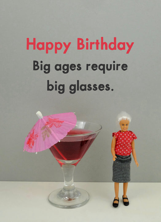 JJB106-Bold & Bright-Big Glasses-Card-Birthday