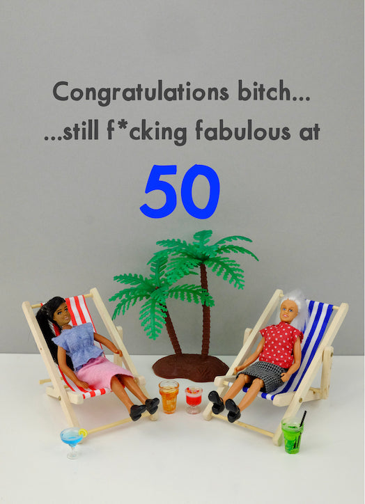 JJB112-Bold & Bright-Fabulous At 50-Card-Birthday Ages