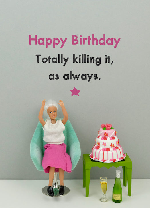 JJB136-Bold & Bright-Killing It-Card-Birthday