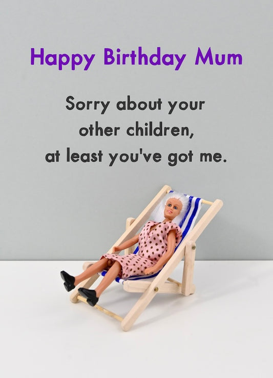 JJB240-Bold & Bright-Mum Sorry Kids Birthday-Card-Relations Birthday