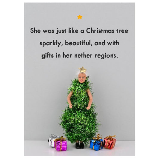 JJC089-Bold & Bright-Christmas Tree-Xmas Card-Jeffrey & Janice