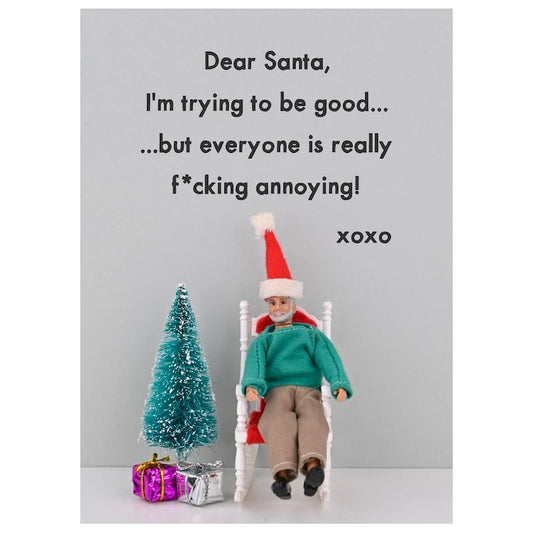 JJC097-Bold & Bright-Really Annoying-Xmas Card-Jeffrey & Janice