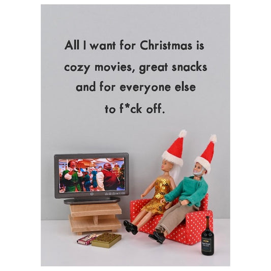 JJC100-Bold & Bright-Xmas Movies-Xmas Card-Jeffrey & Janice