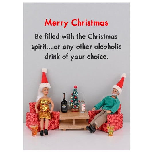 JJC101-Bold & Bright-Xmas Spirit Choice-Xmas Card-Jeffrey & Janice