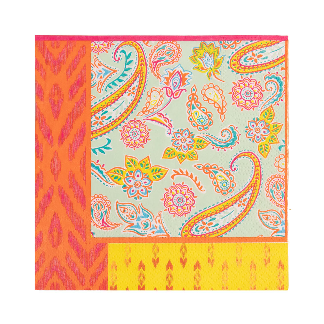 BOHO-NAPKIN-PAIS-Ttables-Boho Paisley 20Pk Recyclable Paper Napkin-Napkin-