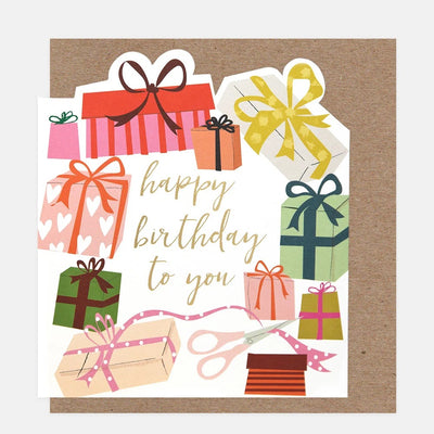 AST008-Caroline G-Wrapped Presents Happy Birthday To You-Card-Assortment