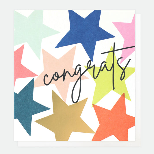 FUN017-Caroline G-Congrats Stars-Card-Funtastic