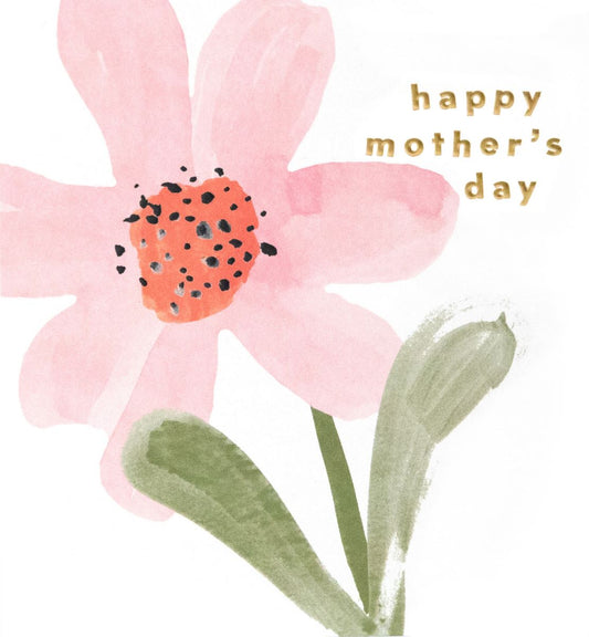MTH037-Caroline G-Happy Mother'S Day Watercolour Flower-Card-