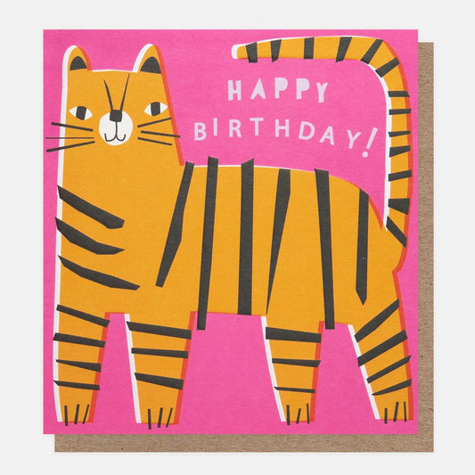 OFS002-Caroline G-Ofs002 - Happy Birthday Tiger-Card-Offset