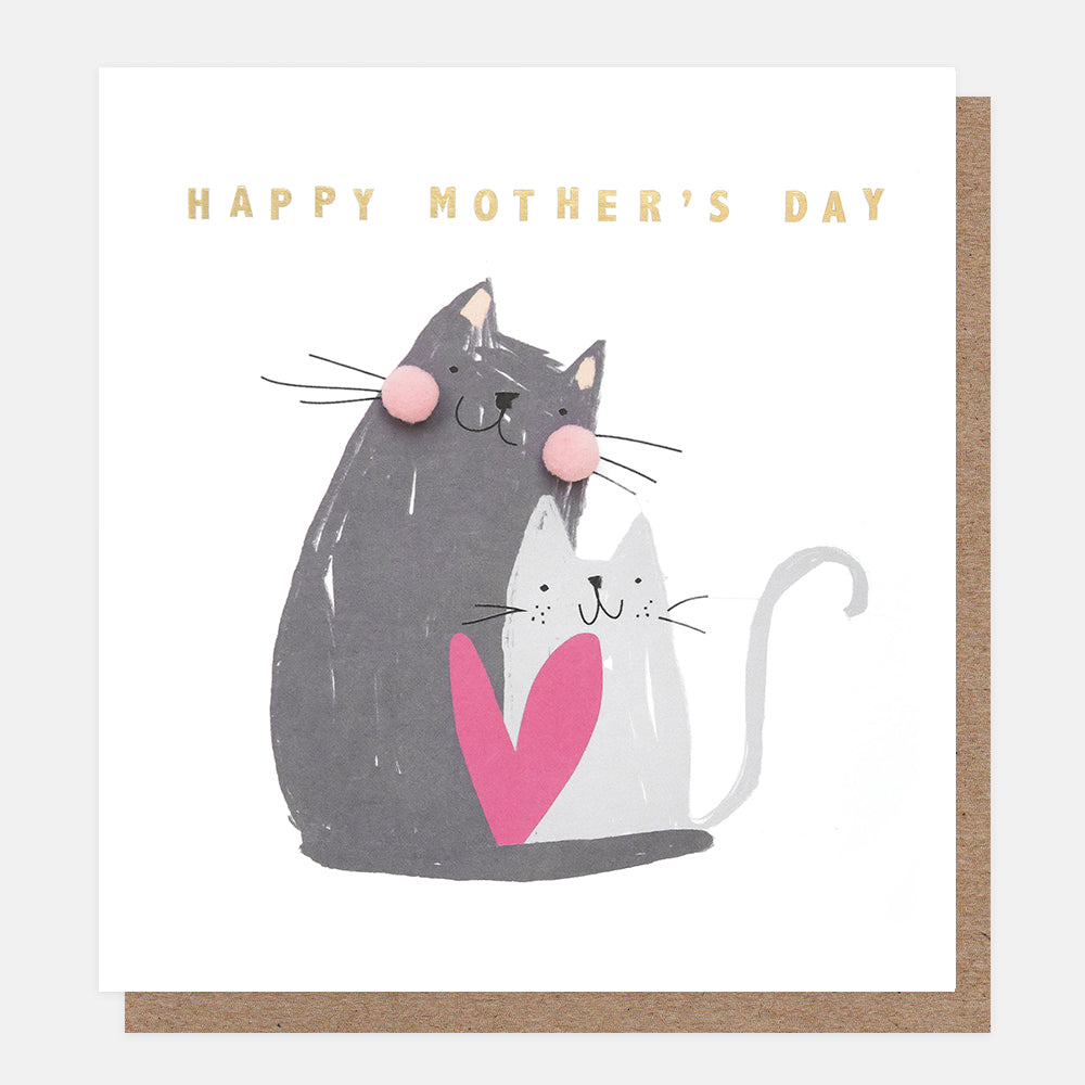 PPM020-Caroline G-Happy Mother'S Day Cats-Card-