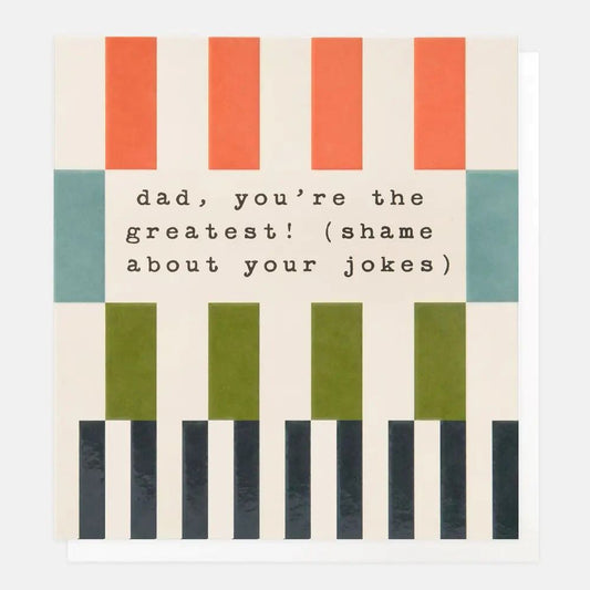 REL040-Caroline G-Dad Shame About Your Jokes-Card-Relations