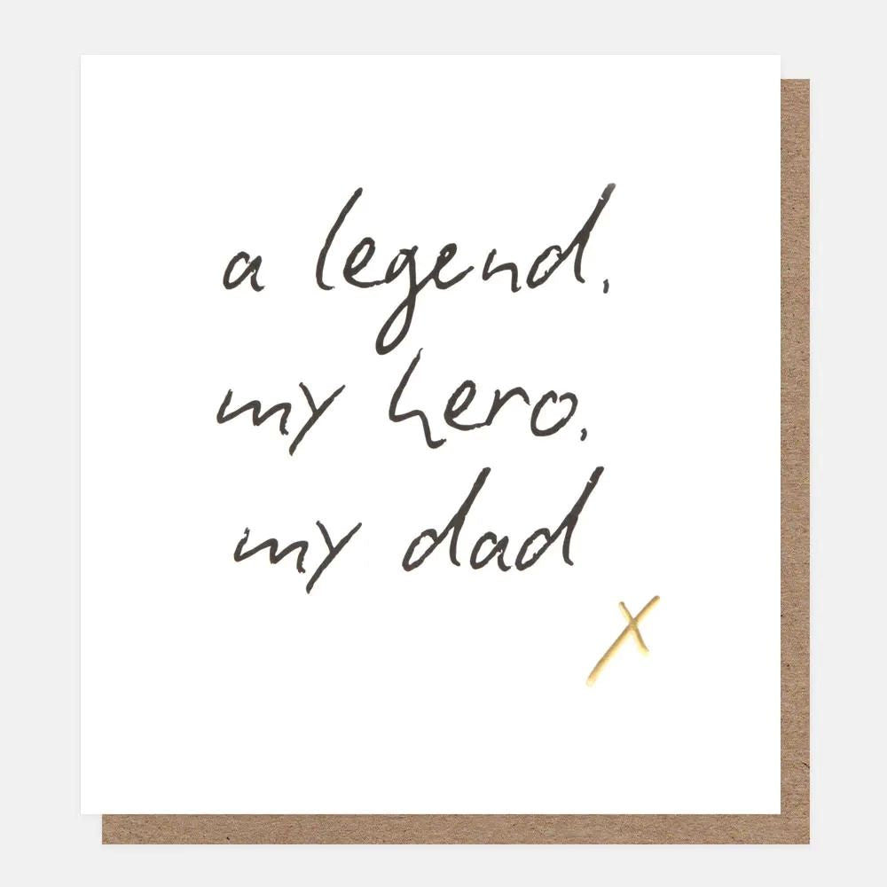 REL041-Caroline G-A Legend My Hero My Dad-Card-Relations