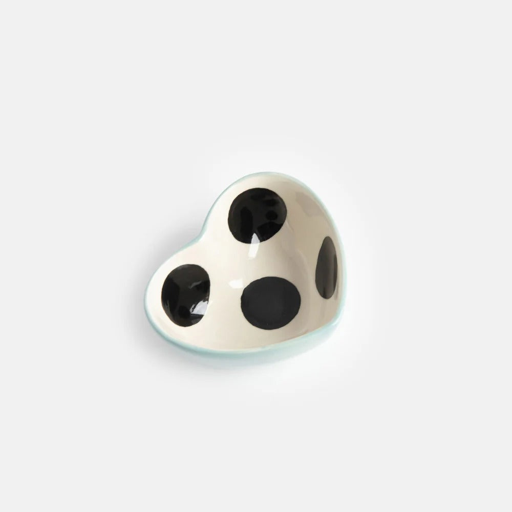 SHB101-Caroline G-Heart Shape Big Spot Trinket Bowl-Bowl-Home
