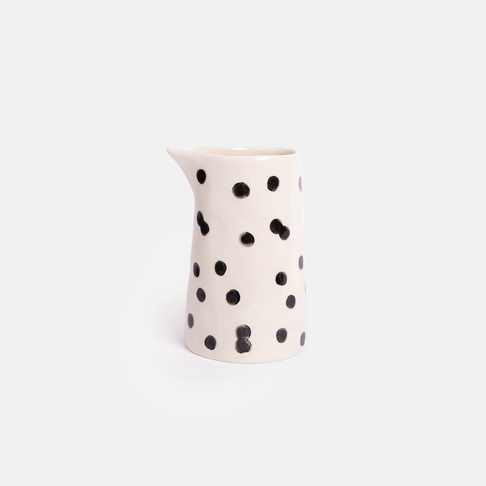 SMJ101-Caroline G-Mono Dotty Small Jug-Jug-At Home