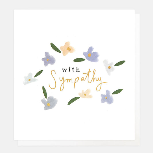 SYM023-Caroline G-Ditsy Floral-Card-Sympathy