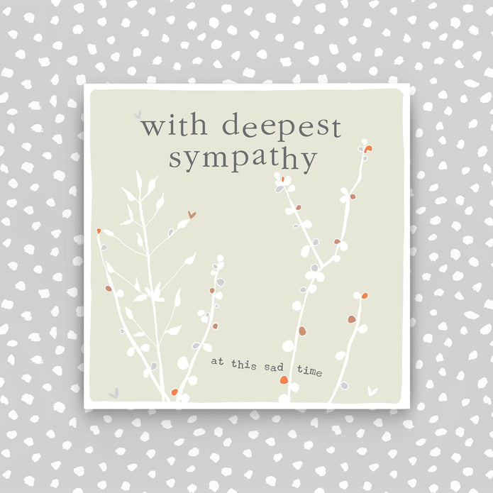 CB139-Molly Mae-With Deepest Sympathy - At This Sa-Card-Carried On The Breeze