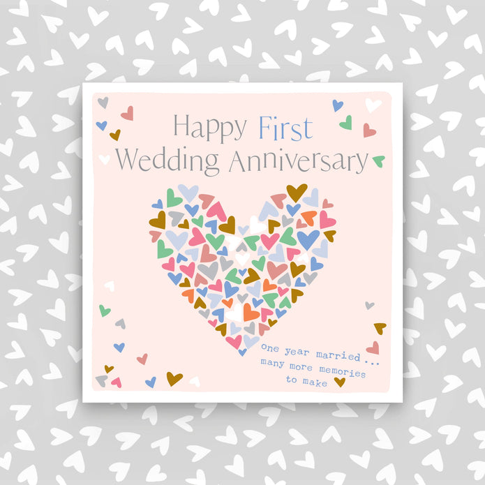 CB222-Molly Mae-1St Wedding Anniversary-Card-Carried On The Breeze